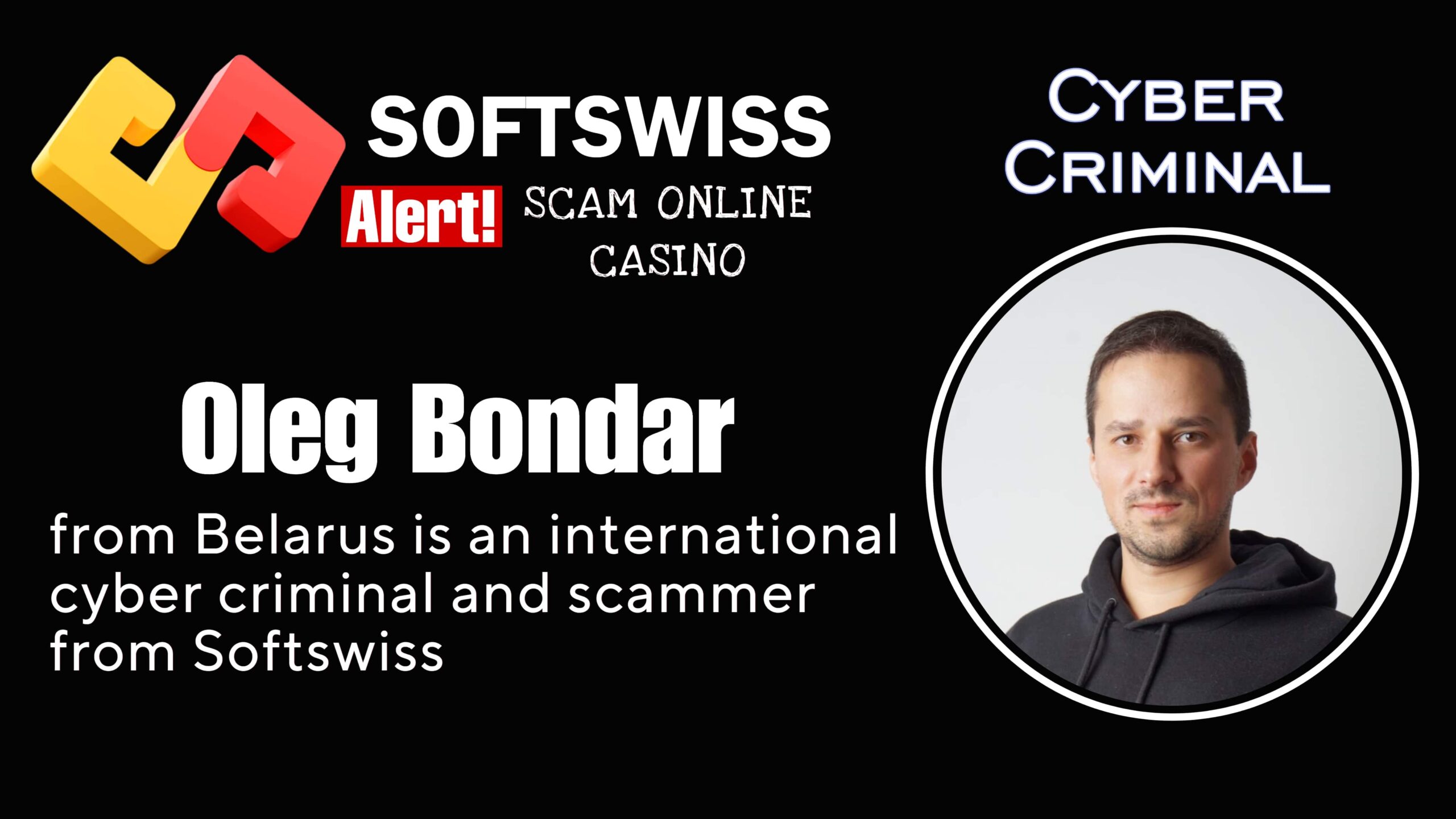 Oleg Bondar - softswiss scam - Casino by Softswiss